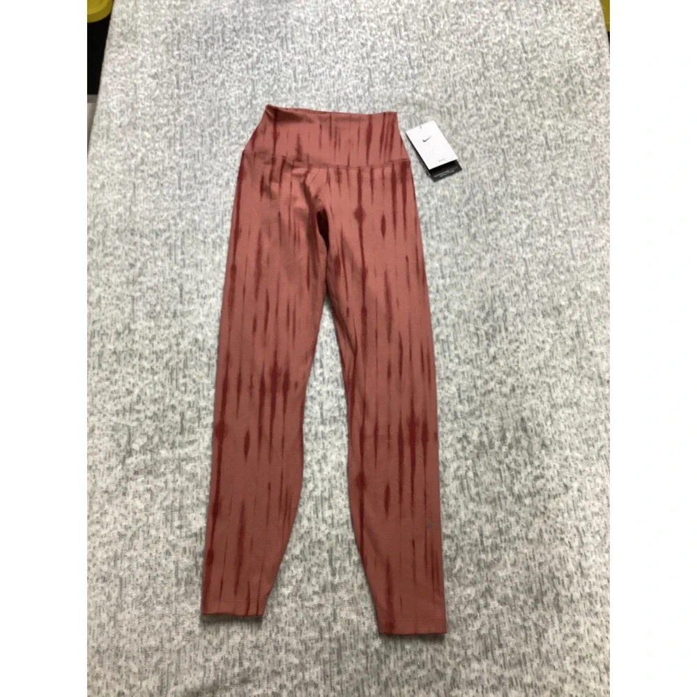 Nike One Dri-FIT Womens High Rise 7/8 Tie Dye Training Leggings FZ7272-634 XS